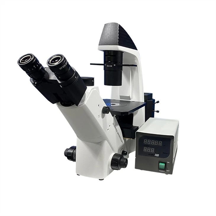 100W HBO mercury lamp inverted fluorescence microscope manufacturer